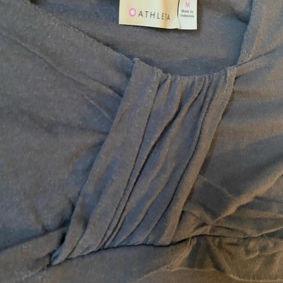 Athleta Leighani Women’s Sleeveless Twist Mini Dress in Dark Gray size medium - Picture 7 of 9